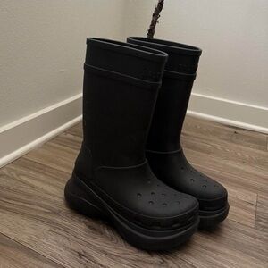 Balenciaga Croc Boots Black - Size 39
